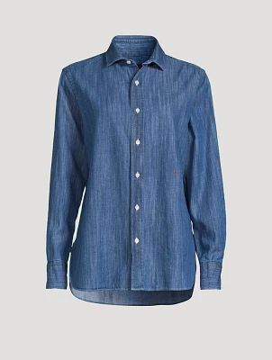 Zara ZIPPERED DENIM SHIRT | Yorkdale Mall