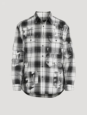 Zara PLAID FLANNEL SHIRT | Square One