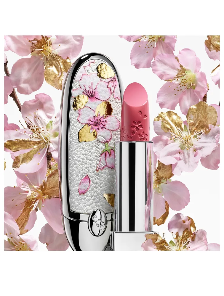 【限定ケース＆リップ】ゲランROUGE G No.69 CHERRY BLOOM GUERLAIN Rouge G Cherry Blossom Refillable Lipstick Case
