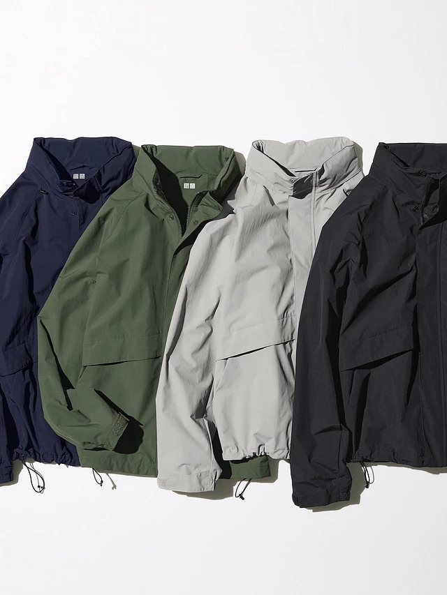 UNIQLO Windproof Stand Collar Blouson | Arden Fair