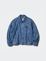 UNIQLO Zip-Up Blouson Jacket | Denim | Arden Fair