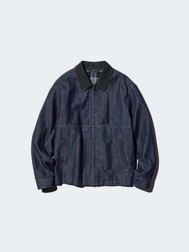 ジャケット・アウター 00s UNIQLO denim set up 2nd type SOLD📦 GU (Group Uniqlo) denim type 2 jacket Blue indigo