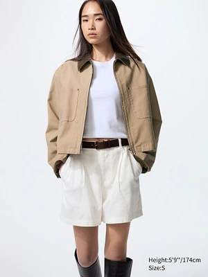 UNIQLO Zip Up Short Blouson | Arden Fair