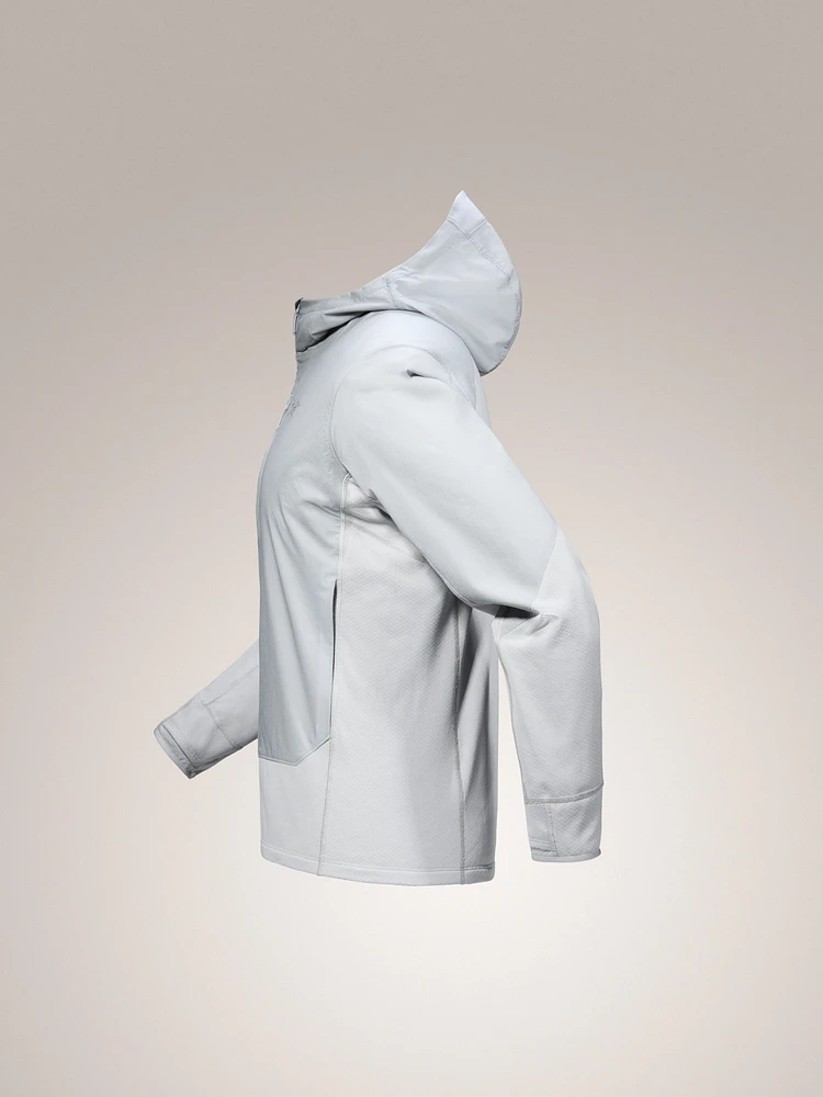 RIM.ARK Highneck kint hoodie グレー RIM.ARK Highneck kint hoodie グレー