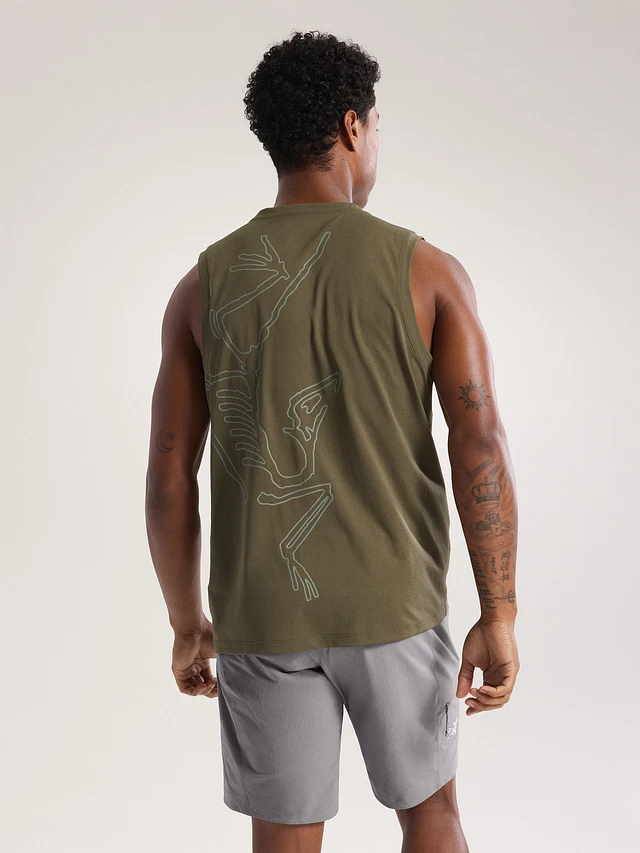Arc'teryx Cormac Arc'Bird Logo Tank Men's at Coquitlam