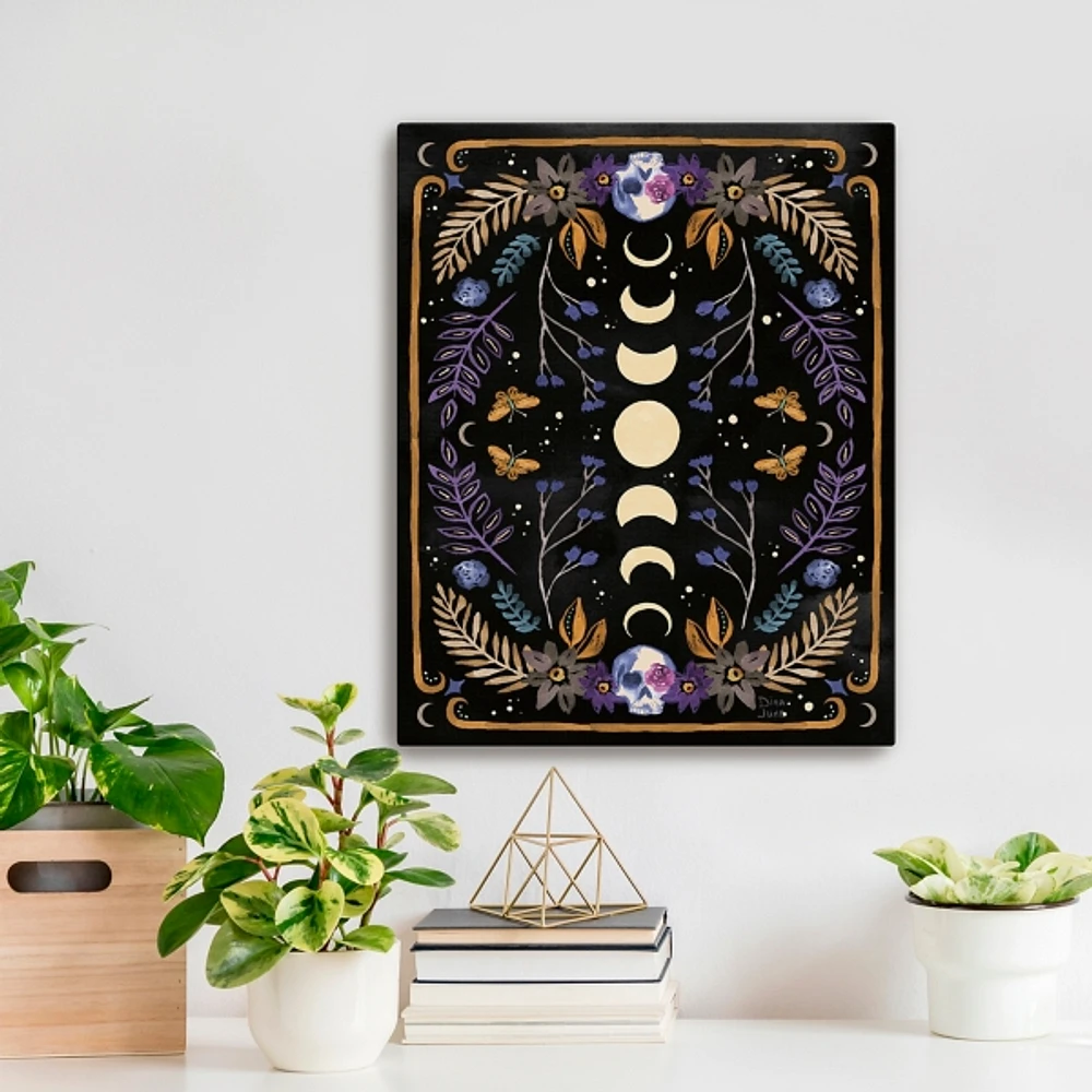 Kirklands Mystical Moon Phases Canvas Art Print at Hamilton