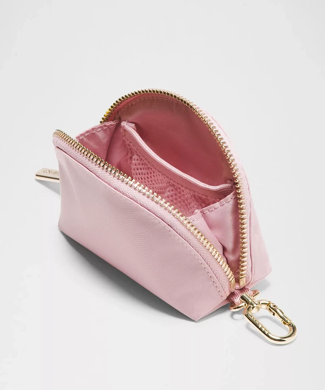 ★ Leey★ SYMBOL TRIPLE WRISTLET WALLET PINK P0000ELP Lululemon Dual Pouch Wristlet Wallet Keychain Pink Pastel