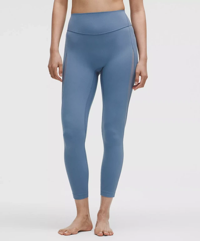 Lululemon athletica Nulu High-Rise Mesh-Panel Tight 25