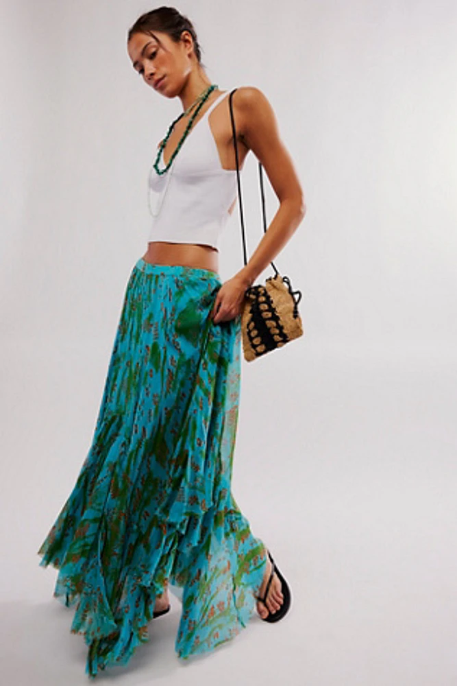 Free People ★ FP One Clover Printed Skirt FP One Clover Printed Skirt | Pacific City