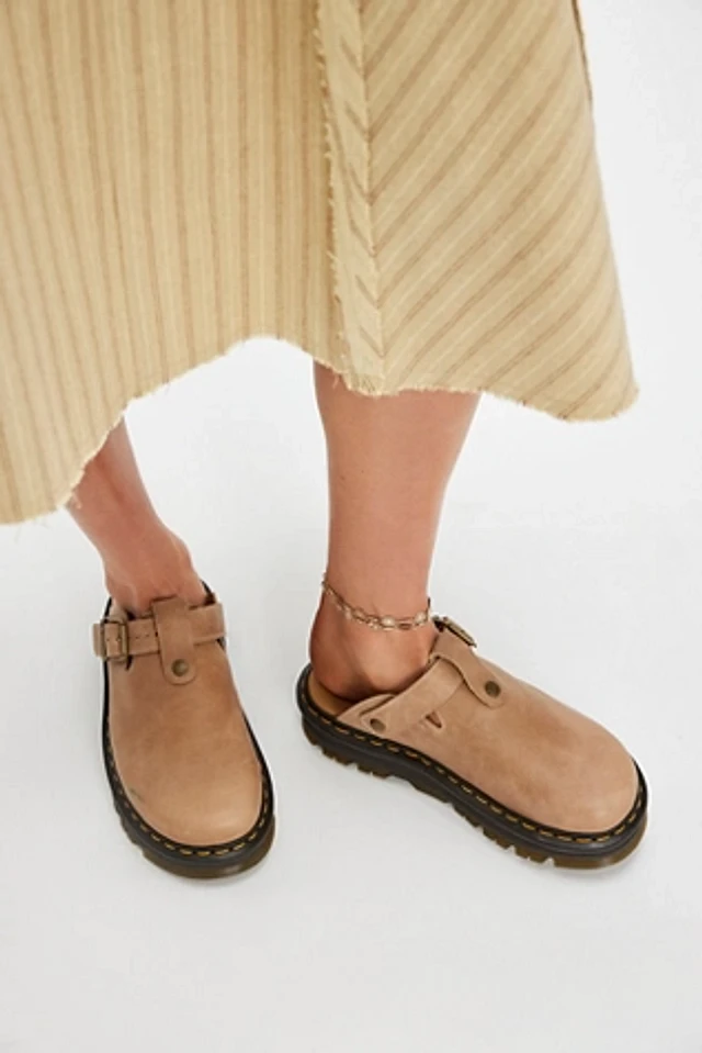 Zebzag プラットフォーム ミュール 23cm UK4 Zebzag Suede Casual Slingback Platform Mules in Black | Dr