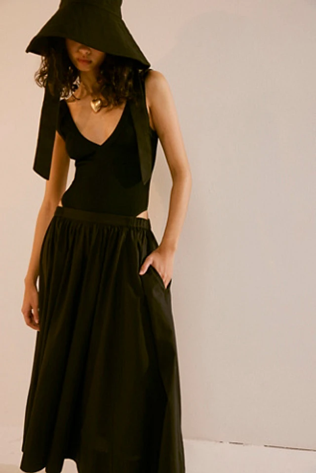 Free People ★ free-est ★ Lowen Midi Skirt Lowen Striped Midi Skirt | Free People