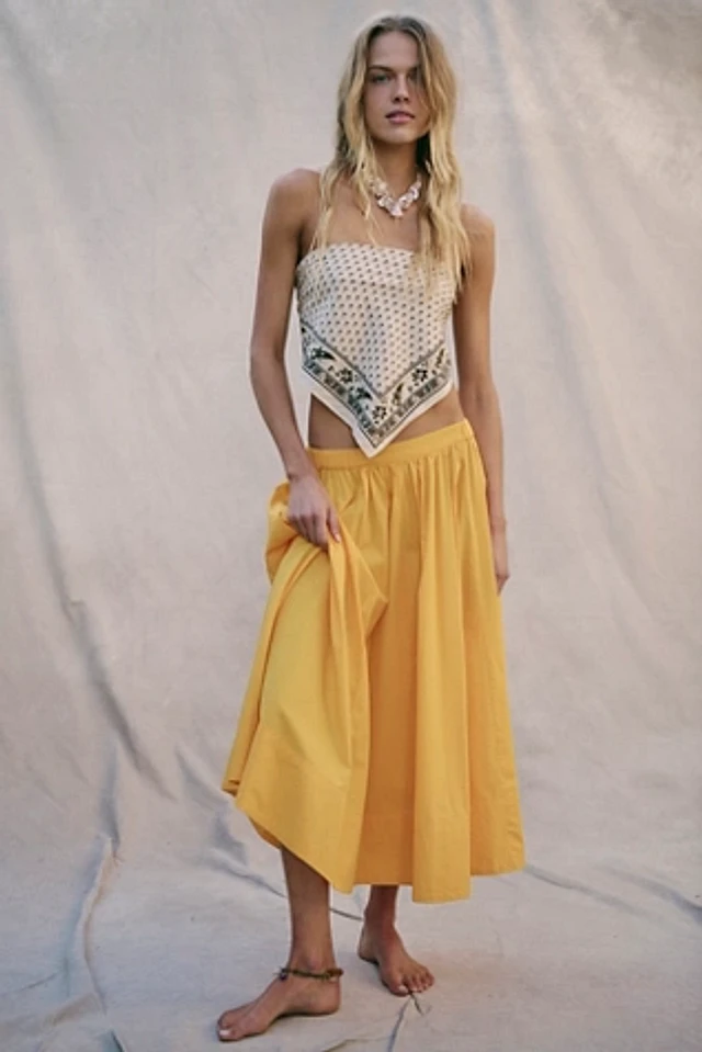 Free People ★ free-est ★ Lowen Striped Midi Skirt Lowen Striped Midi Skirt | Free People