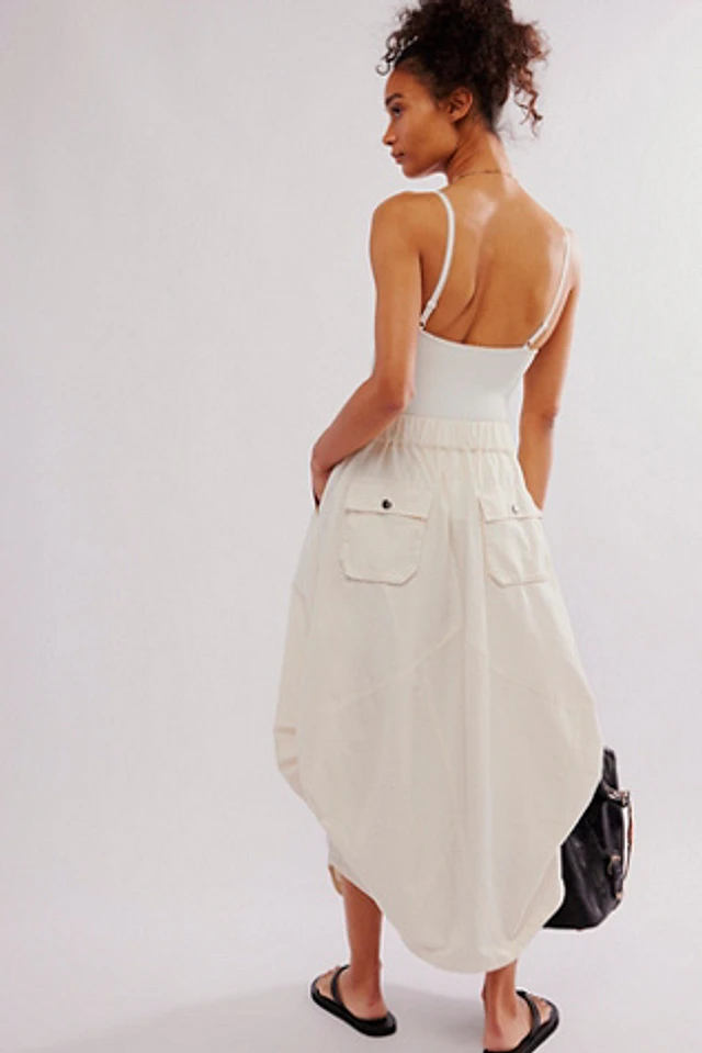 【Free People】ウィローポプリンマキシスカート Willow Poplin Maxi Skirt | Free People