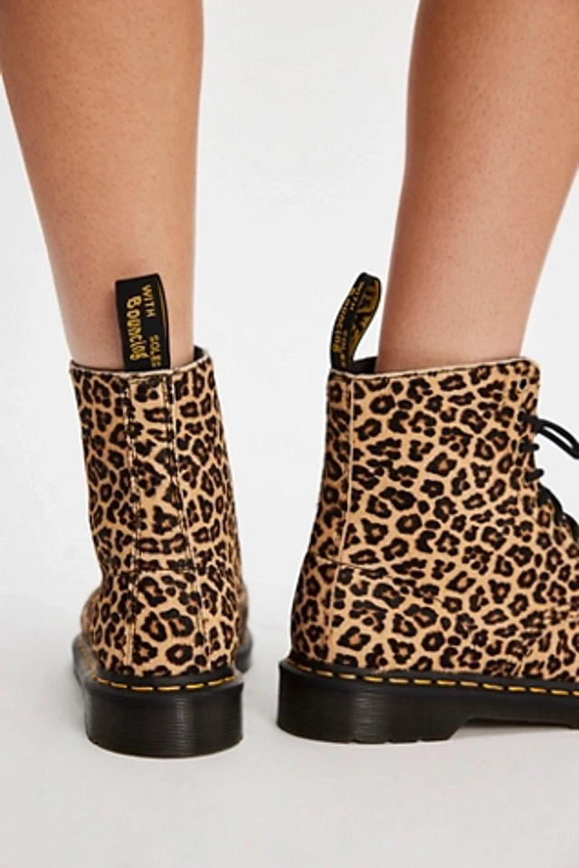 Dr. Martens 1460 Leopard Leather Lace-Up Boot | Pacific City