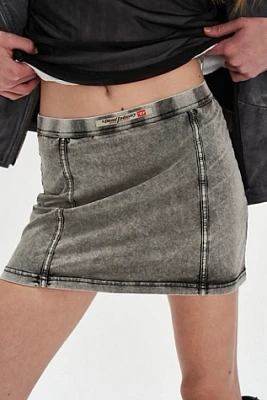 ミニスカート DIESEL O-DIXY skirt Women's Mini skirt in wool blend | Black | Diesel
