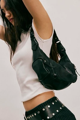 Anthropologie ★ POOLSIDE Brighton Slouchy Beaded Bag POOLSIDE The Brighton Beaded Raffia Shoulder Bag | Neiman Marcus