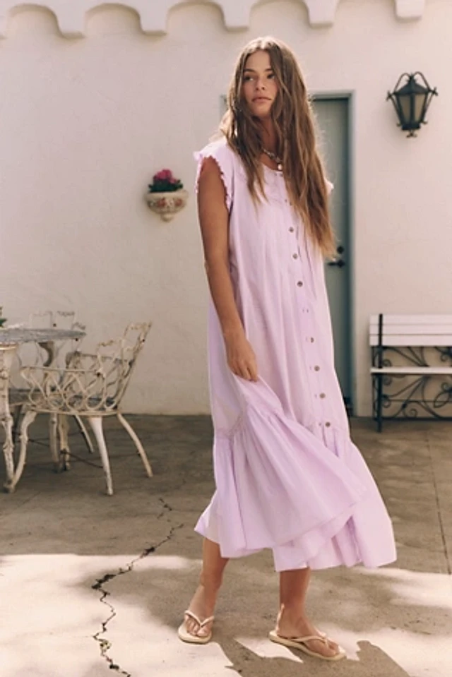 Free People ★ free-est ★ Aster Midi Dress Free People Aster Midi Dress - Ivory | Editorialist