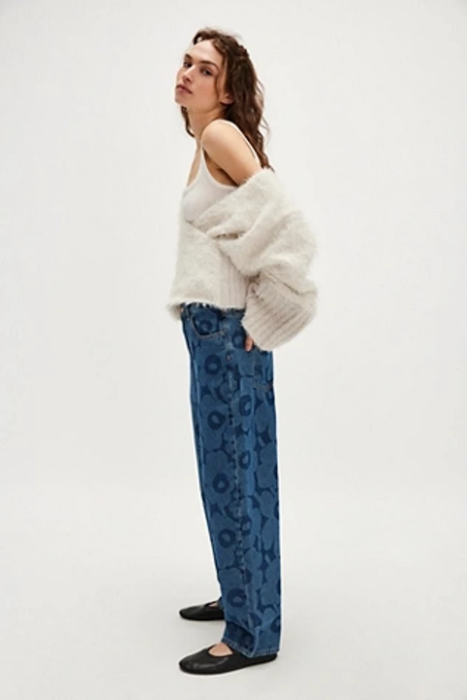 ★SALE Maridenim Barrel Unikko 31 マリメッコ Maridenim Barrel Unikko Jeans | Marimekko