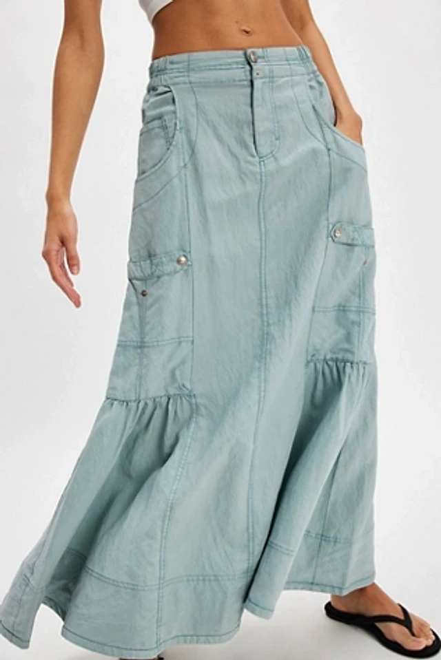 Free People ★ Rough Riding Maxi Skirt Free People Rough Riding Maxi Skirt at MarketFair Shoppes in