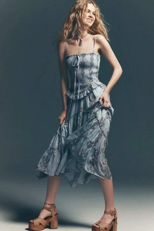 Free People ★ Alejandra Midi Dress Free People Alejandra Midi Dress – Adeline