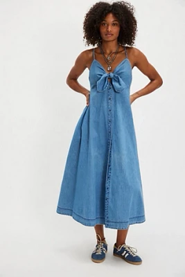 Free People ★ Dex Denim Midi Dress Free People Dex Denim Midi Dress at MarketFair Shoppes in