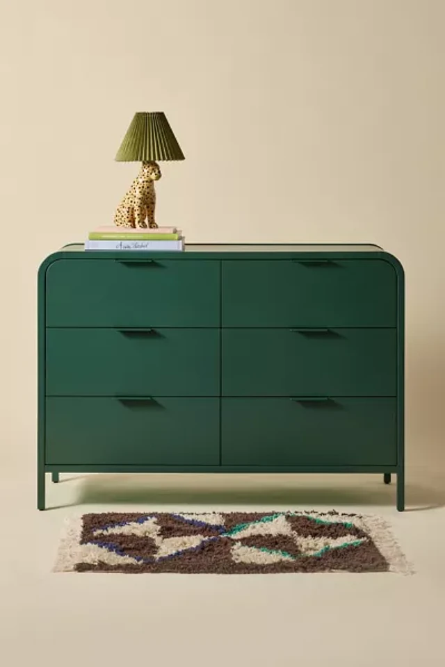 Urban Outfitters Aria Tall 4-Drawer Squiggle Dresser