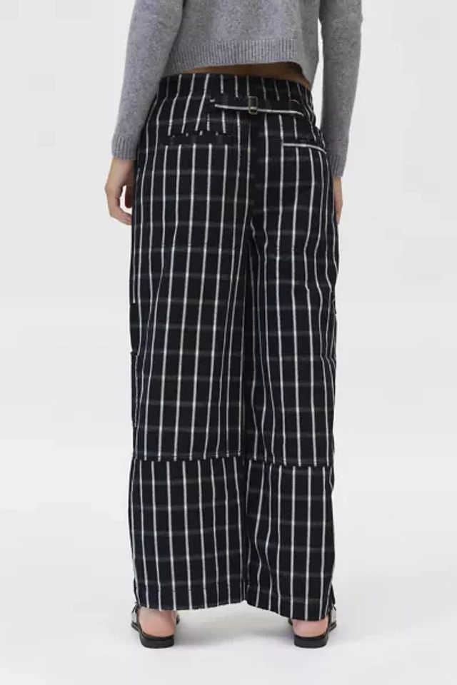 ボトムス soorploom otto gingham check pants 2y Edikted Gingham Printed Low Rise Pants | PacSun