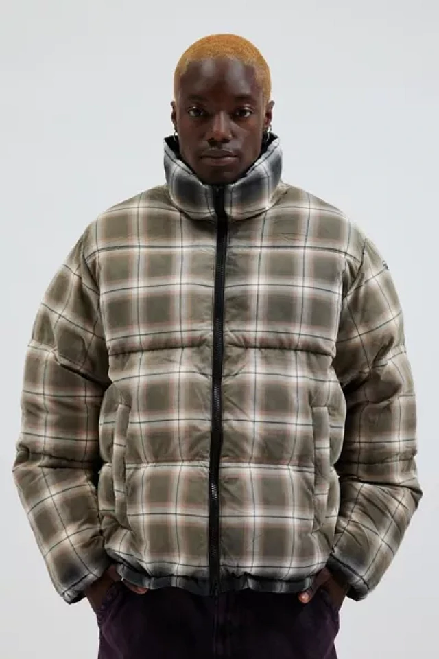 Diesel W-Raveel Check Padded Puffer Jacket | Pacific City