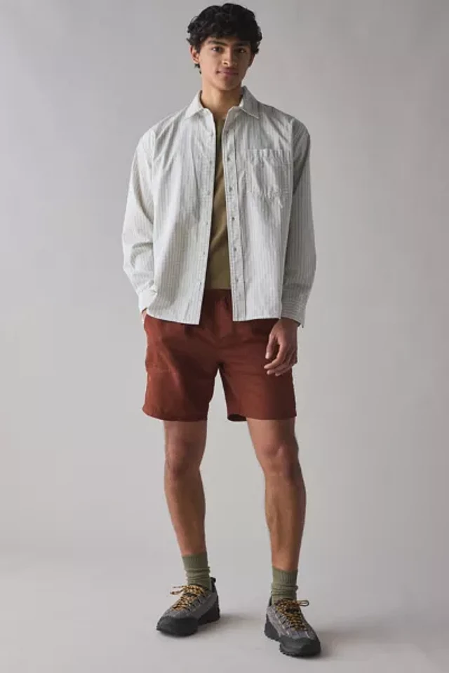 【AJO AJOBYAJO】25SS★ Tulip Nylon Wide Shorts MUSINSA | AJOBYAJO Tulip Nylon Wide Shorts [LIGHT KHAKI]