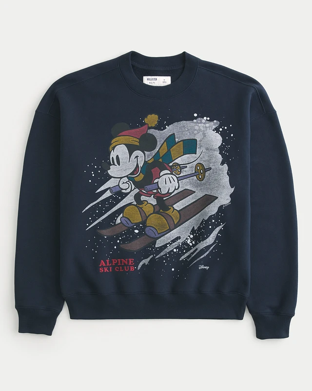 Hollister Boxy Mickey Mouse Graphic Sweatshirt at CoolSprings