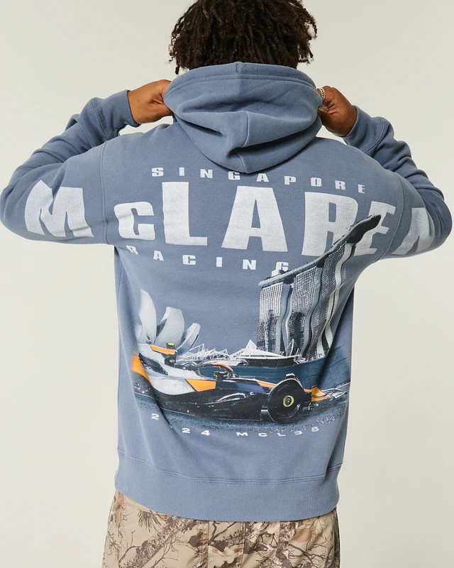 Hollister McLaren Graphic Hoodie at Hamilton Place in Hollister McLaren Graphic Hoodie at Hamilton Place in