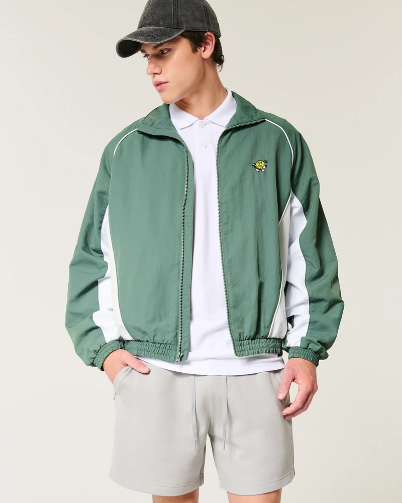 Hollister Golf Graphic Windbreaker Jacket at Hamilton Place