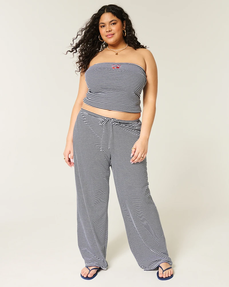 ★E.B.M★ Holgarment Knit Pants EMP3KPT010 Hollister Knit Baggy Pull-On Pants at Hamilton Place in