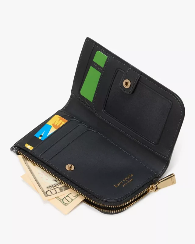 Kate Spade Morgan Matchbox Embossed Small Bifold Wallet at