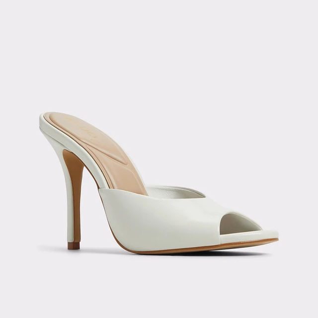 ALDO*ヌーディ*クリア*美脚*ピンヒール*サンダル/Annabrilden Annabrilden Bone Women's Heeled mules | ALDO US