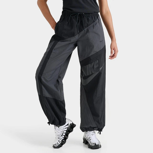 ★Nike★ Wind Runner High Waist Woven Open Hem Pants W Unive Nike Windrunner Women's High-Waisted Woven Open-Hem Pants