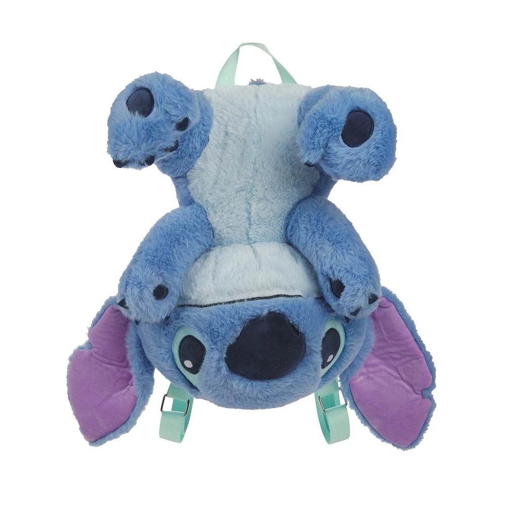 Bioworld Merchandising Disney Stitch Upside Down Plush Mini Backpack at ...