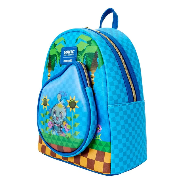 Loungefly Sonic the Hedgehog Chaos Garden Lenticular Mini Backpack