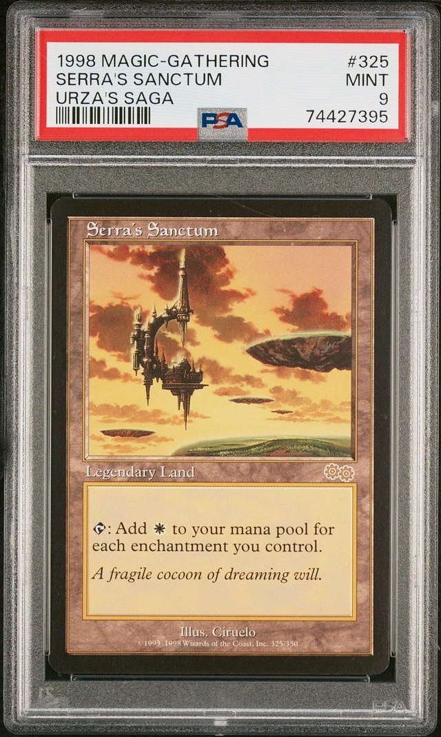 GameStop 1998 Magic The Gathering Urza's Saga 325 Serra's Sanctum