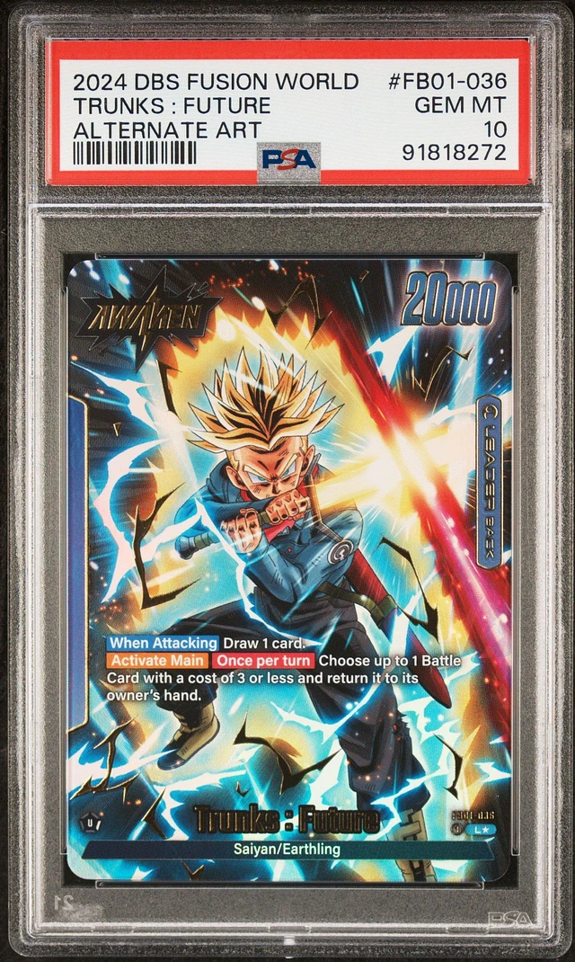 2024 DBS FN WORLD JP E01-01 エネルギーマーカー PSA10 Son Goku E01-01 Energy Marker Fusion World 2024 Dragon