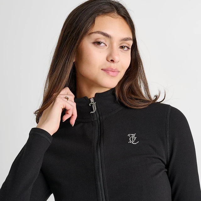 JUICY COUTURE Women's Juicy Couture Wing Full-Zip Hooded