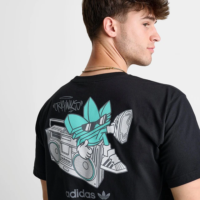 adidas Originals Tシャツ ADIDAS] Tシャツ アディカラー オーバーサイズ ホワイト (adidas