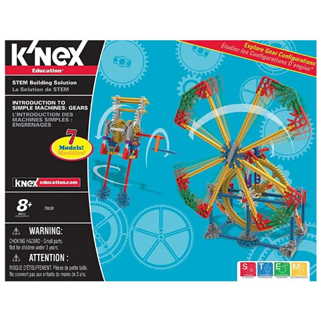 K'NEX Education Intro to Simple Machines Gears Set - 198