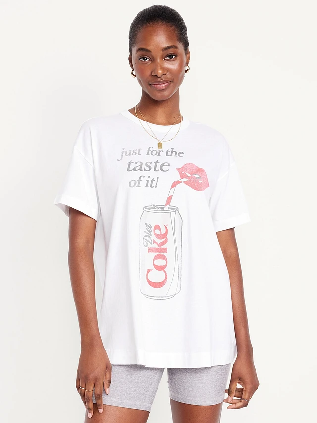Old Navy Diet Coke Oversized Tunic T-Shirt | Liberty Center
