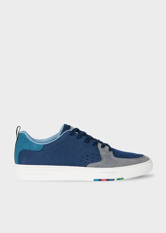 PS Paul Smith Navy And Grey 'Cosmo' Trainers | King's Cross