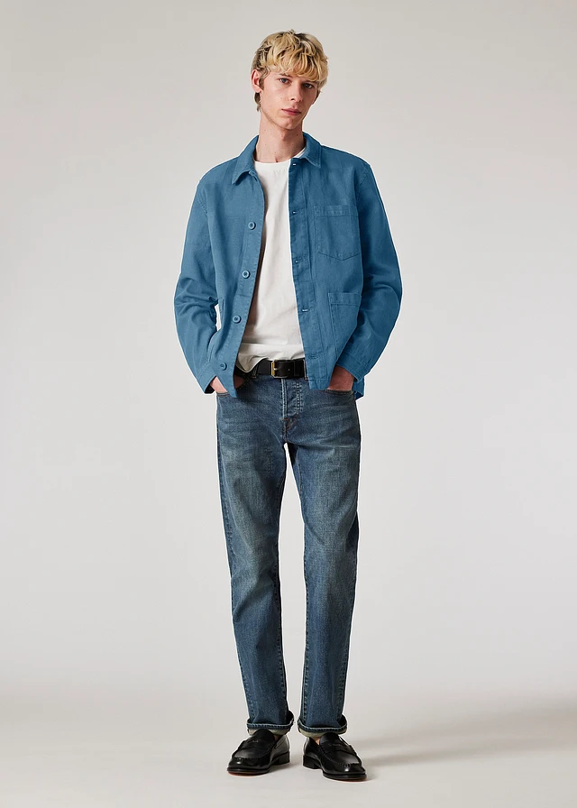 ジャケット・アウター Paul Smith 2018AW JACQUARD MIX UP JACKET ポップアート リバーシブル ブルゾン（ダークブルー） ｜ポール