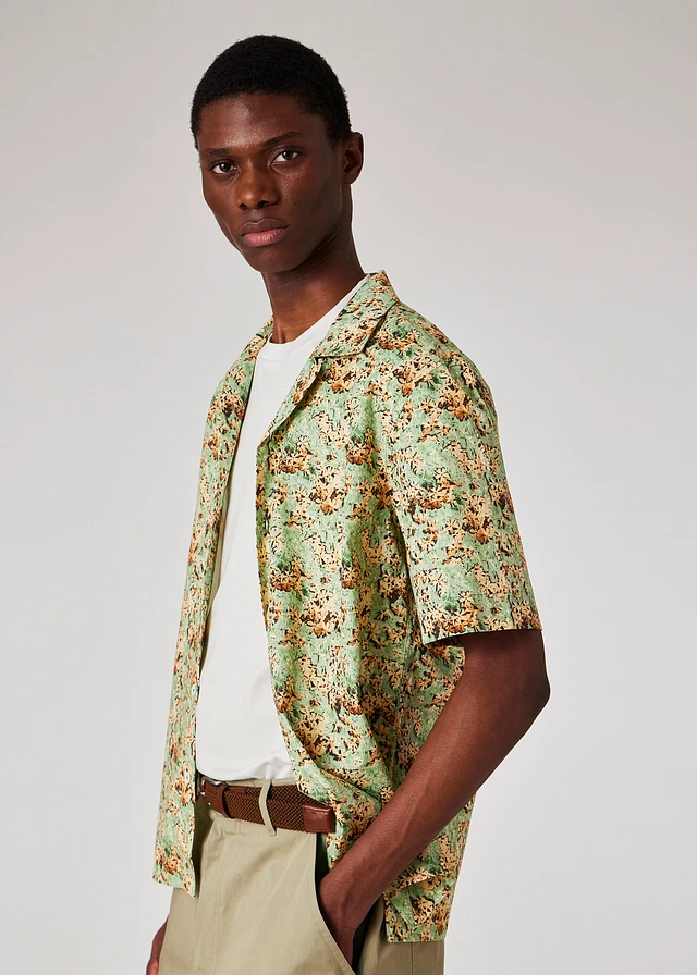 Paul Smith \"Moonlight Flower\" シャツ 24AW 798 新品 ポールスミス Moonlight Flower シャツ M 日本製