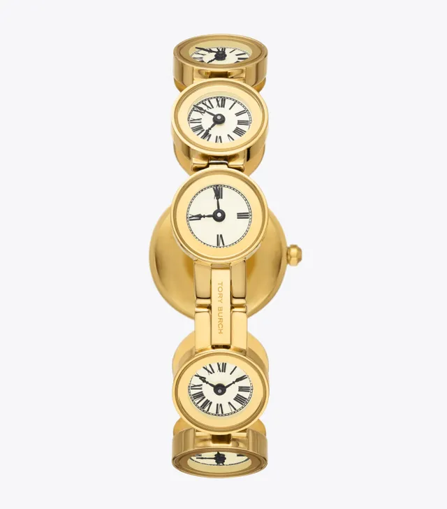Tory Burch ゴールド アナログ時計 Tory Burch The Miller Gold Tone Analogue Watch TBW7026
