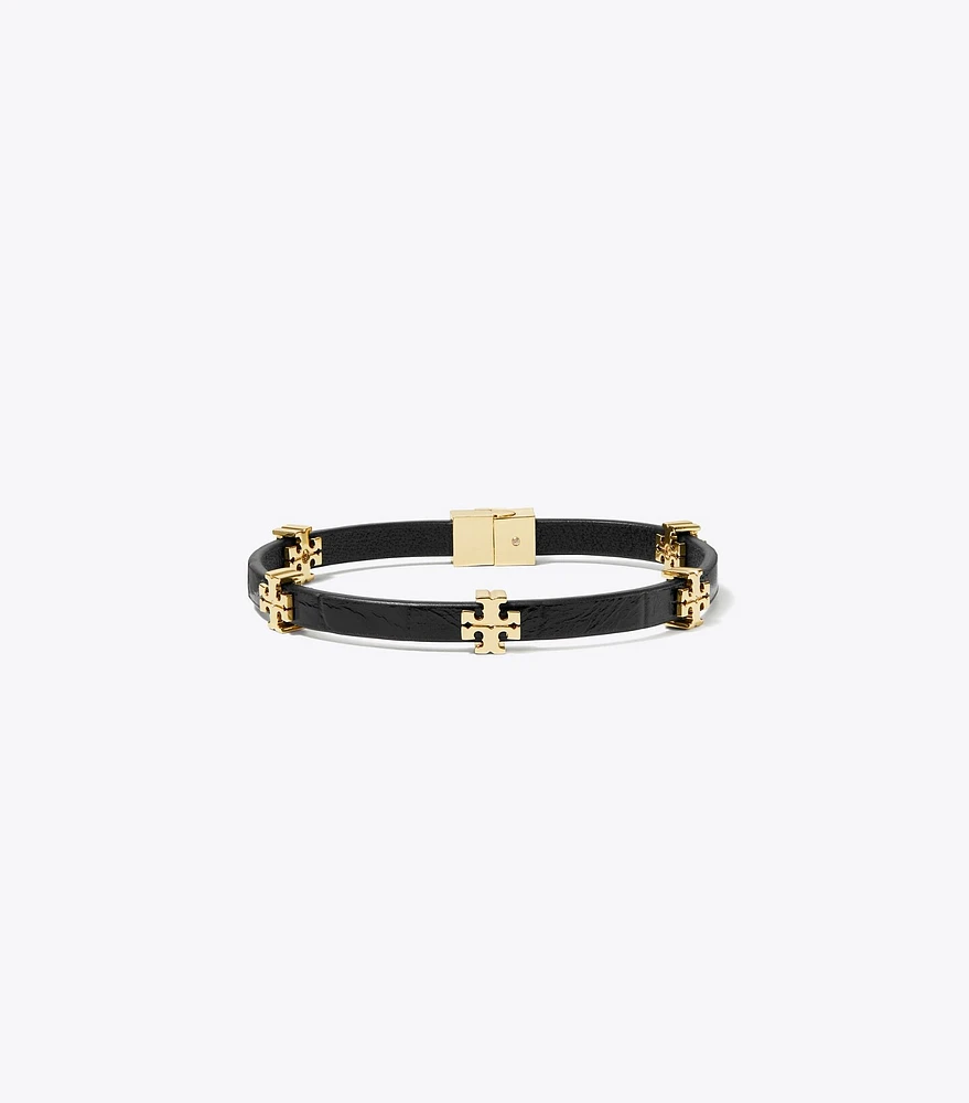Tory Burch 【関税送料込】Eleanor レザーブレスレット Eleanor Bio Bracelet: Women's Designer Bracelets | Tory Burch