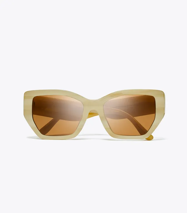 Tory Burch Kira Faceted Geometric Sunglasses | The Summit